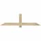 Ekena Millwork Eugene Rough Sawn Timber Gable Bracket, Douglas Fir, 60"W x 17"H x 4"D x 4"F, 7/12 Pitch GBW060X17X0404EUG00RDF - alternate 1